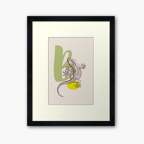 B Gerahmter Kunstdruck