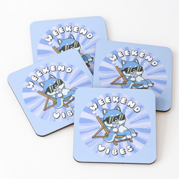 Item preview, Weekend Vibes Shiba Inu Blue designed and sold by everything4eva.