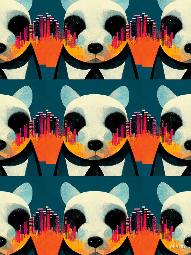 Disover Panda Crying Skyscrapers Iphone Case