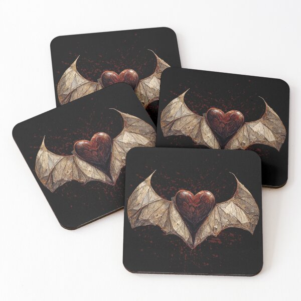 Item preview, Un murciélago de corazón de vampiro designed and sold by Mortala-Arts.