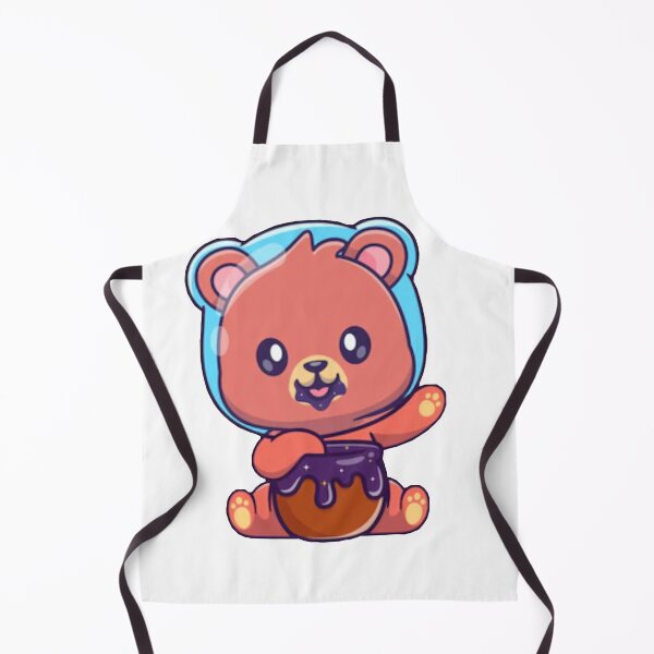 Item preview, Cute astronaut bear eating honey cartoon designed and sold by BEAUTY ⭐⭐⭐⭐⭐.