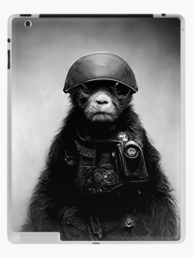 Military Chimp Biker Monkey Fanny Pack