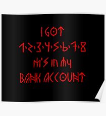 21 Savage - Bank Account Poster