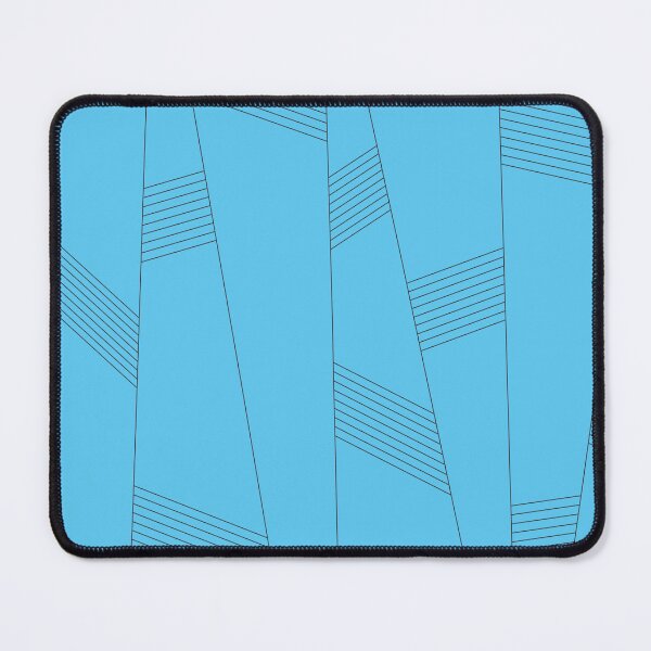 Item preview, Blue, modern, simple, elegant, abstract line graphic pattern designed and sold by theendup.