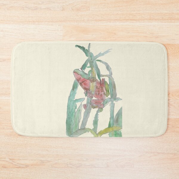Item preview, Frog on Grass Stalk designed and sold by mila-ola.