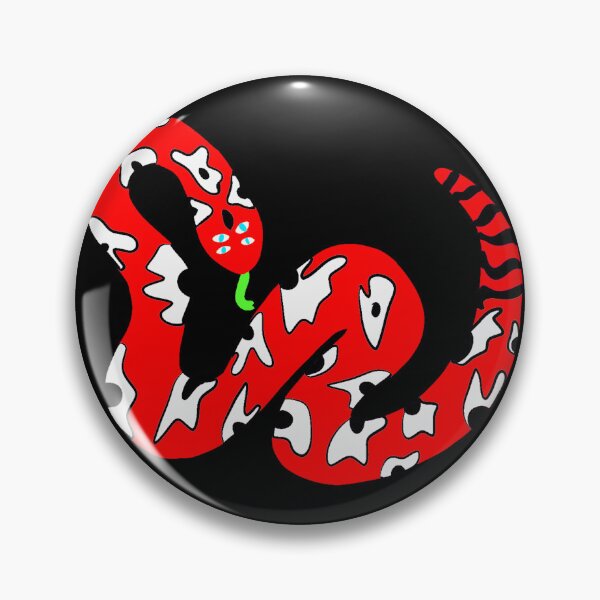 Artikelvorschau, Rotes modisches Schlangen-Design entworfen und verkauft von theprintedclub.