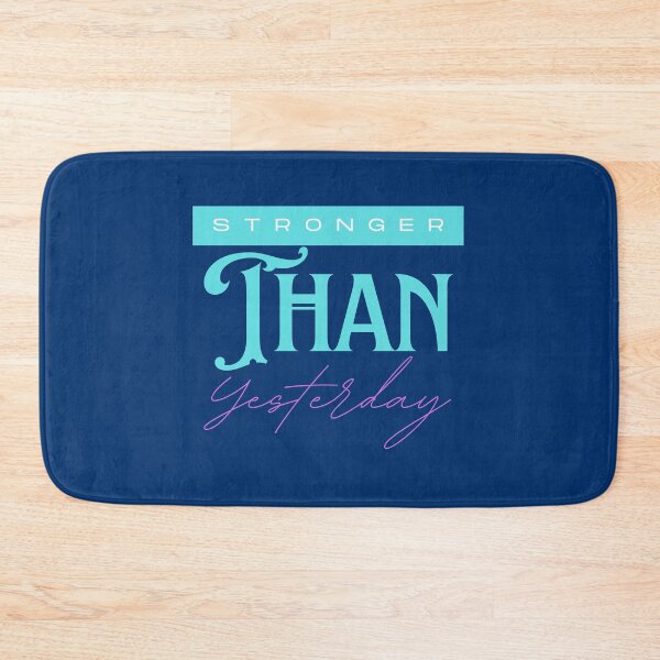 Item preview, Stronger than yesterday green designed and sold by DigitalArt BoutiqueRS.