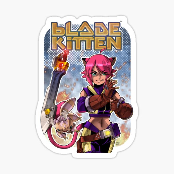 Blade Kitten: Bring it on Sticker