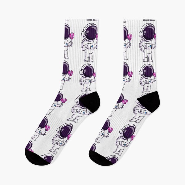 Item preview, Cute astronaut eating a lollipop cartoon designed and sold by BEAUTY ⭐⭐⭐⭐⭐.
