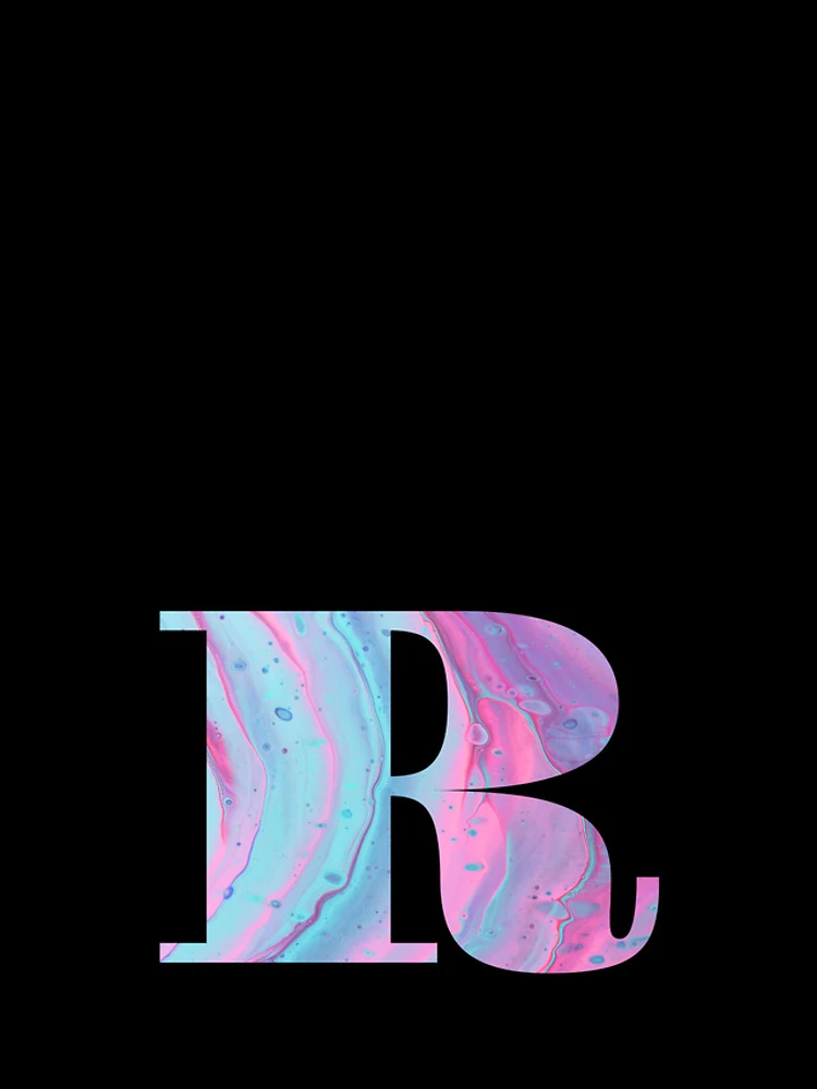 Thumbnail 4 of 4, iPhone Case, Letter R initial gradient designed and sold by oli-ml.