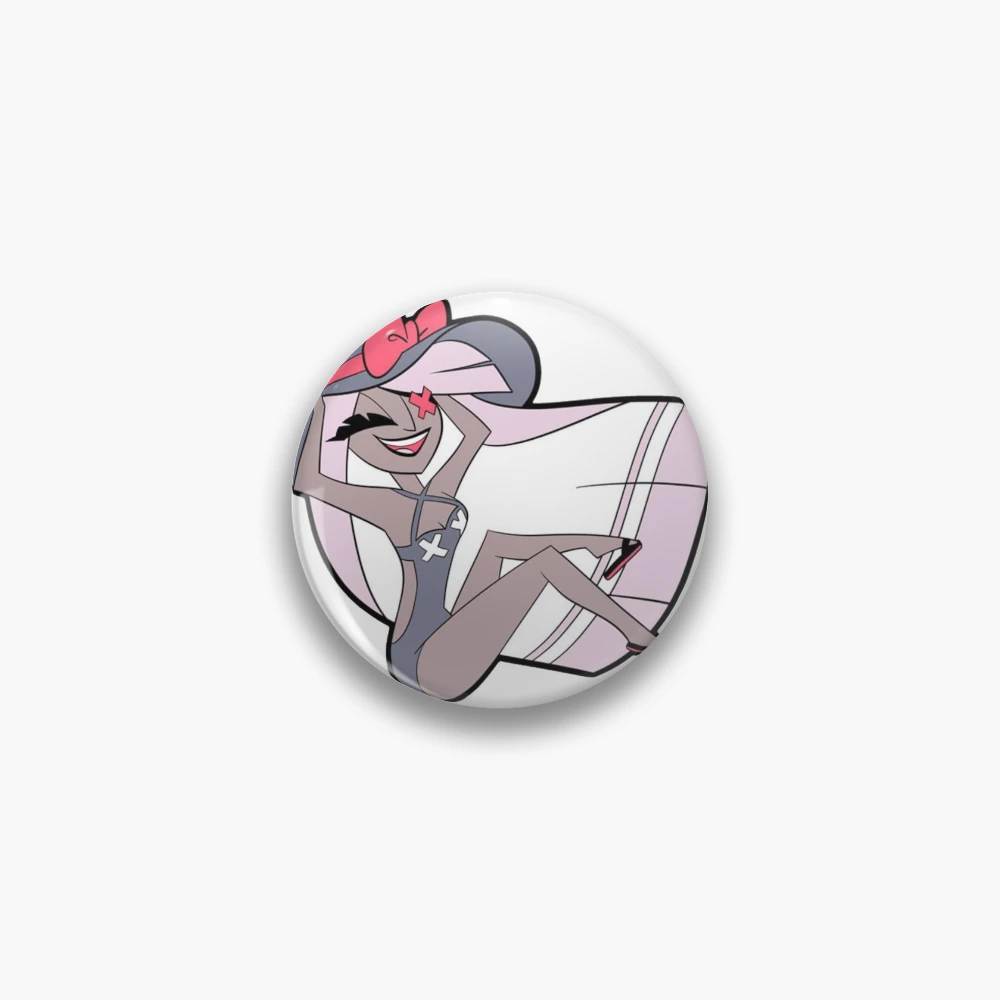Hazbin Hotel Vaggie(ヴァギー)ピンズ Vaggie - Hazbin Hotel Keychain - cute chibi Vaggie charm