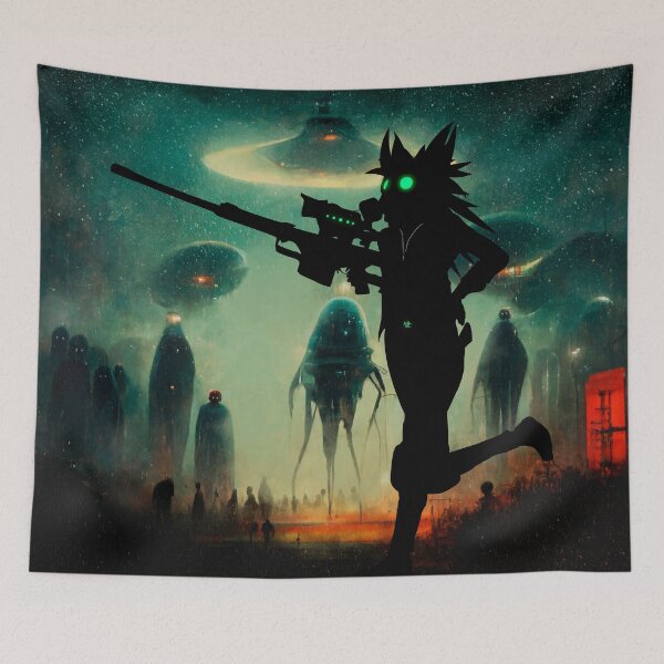 Item preview, Monsters Control 3. Girls and Guns. designed and sold by tabemisa.