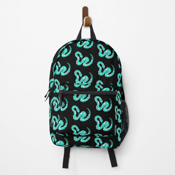 Item preview, Turquoise Blue Trendy Snake Design designed and sold by theprintedclub.