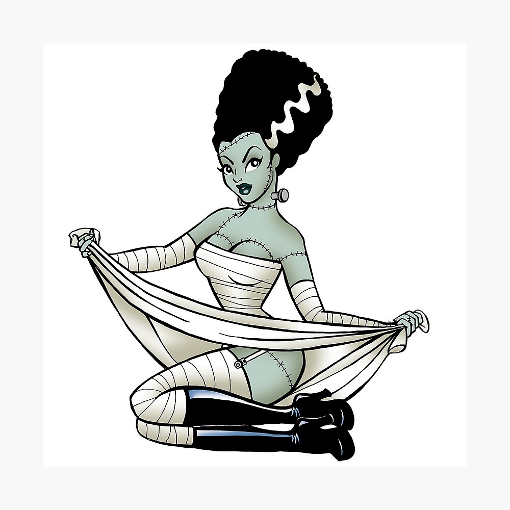 Bride of Frankenstein Pin up