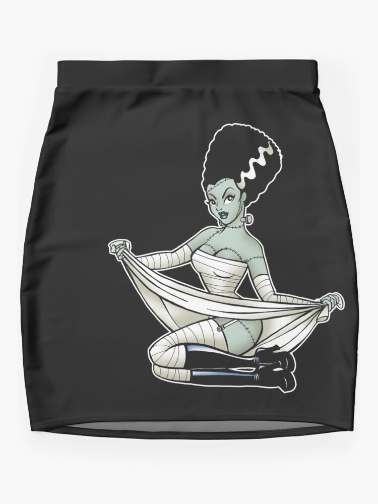Discover Bride of Frankenstein Pin up Mini Skirt