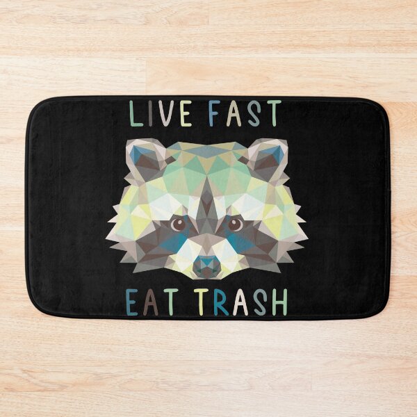 Item preview, live fast eat trash designed and sold by YassJmShop.