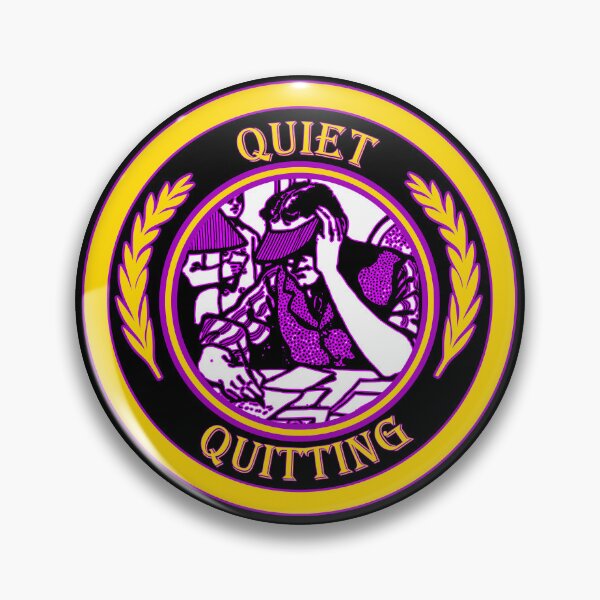 Item preview, Quiet Quitting - Chill Retro Design for T-shirts, iPhone Cases, Stickers and Other Accessories designed and sold by Ridiculam Toga.