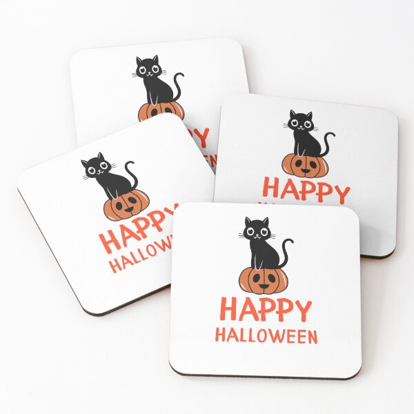 Item preview, Happy Halloween Pumpkin Black Cat Design designed and sold by WBP Mart.
