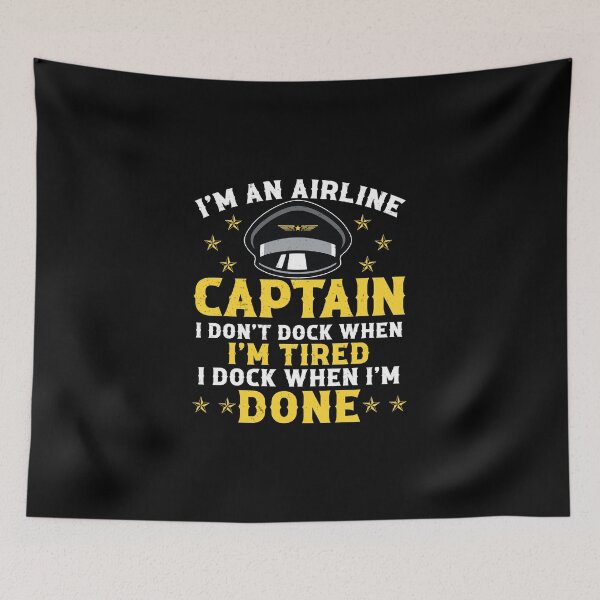 Item preview, Airline Captain Funny Aircraft Aviation For Airplane Pilot designed and sold by StrongShirts.