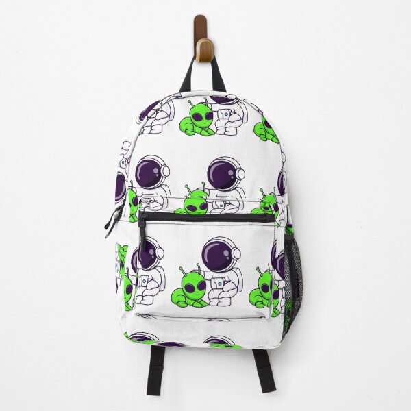 Item preview, Cute astronaut playing with a alien cartoon designed and sold by BEAUTY ⭐⭐⭐⭐⭐.