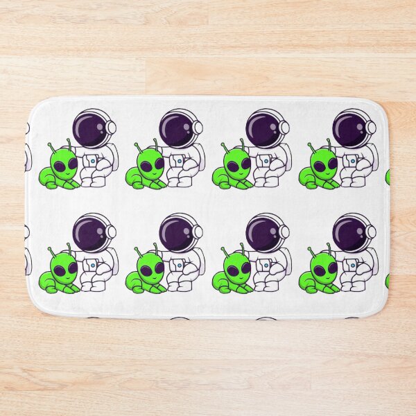 Item preview,   Cute astronaut playing with a alien cartoon designed and sold by BEAUTY ⭐⭐⭐⭐⭐.