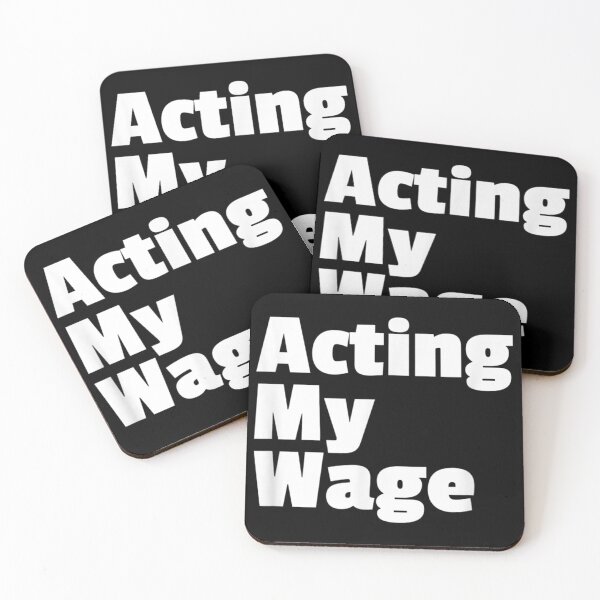 Item preview, Acting My Wage Quite Quitting Work Slowdown Fed Up With Job designed and sold by Odertwahlgren.