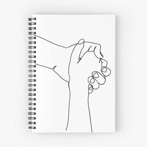 Item preview, Holding hands, together. Iine drawing  designed and sold by Ireneart369.