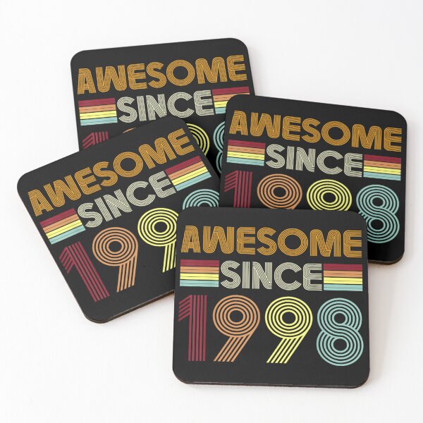 Item preview, Awesome Since 1998 24th Birthday Retro 24Year Old BDay Men designed and sold by Odertwahlgren.
