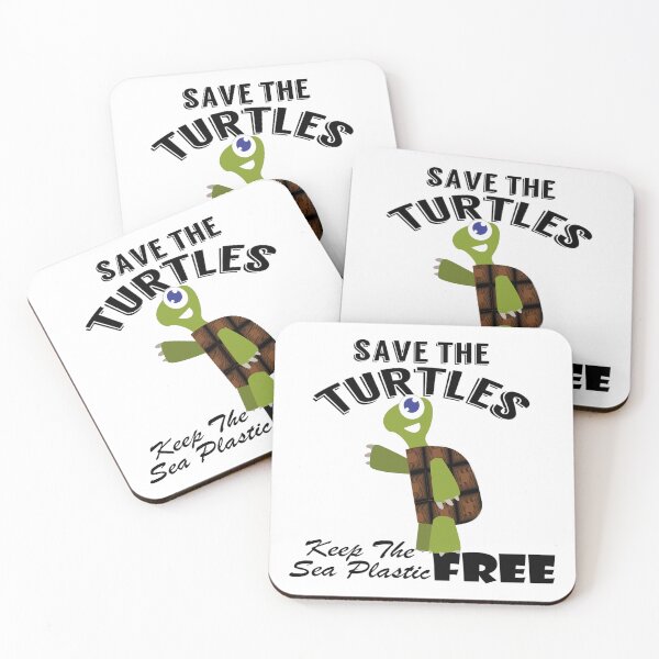 Item preview, Save the turtles keep the sea plastic free shirts, Save the turtles keep the sea plastic free masks, Save the turtles keep the sea plastic free stickers  designed and sold by Poussyarts.