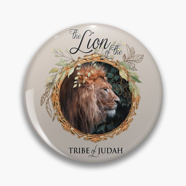 Item preview, Lion of Judah wreath on greige designed and sold by AbideApparel.