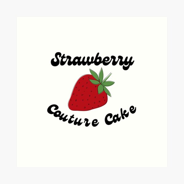 Aperçu de l'œuvre Gâteau couture aux fraises créée et vendue par Wild’n Out.