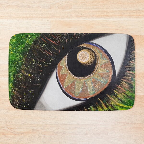 Item preview, Acrylic painting Glimpse of the Orient, Eye Painted on Canvas, Eye Art designed and sold by Anke Franikowski.