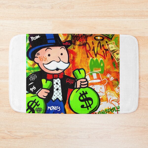 Item preview, Monopoly rich Man Graffiti Money Art Design  designed and sold by HustleArtShop.