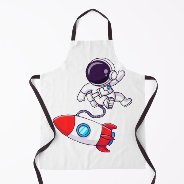 Item preview,  Cute astronaut floating with a rocket cartoon designed and sold by BEAUTY ⭐⭐⭐⭐⭐.