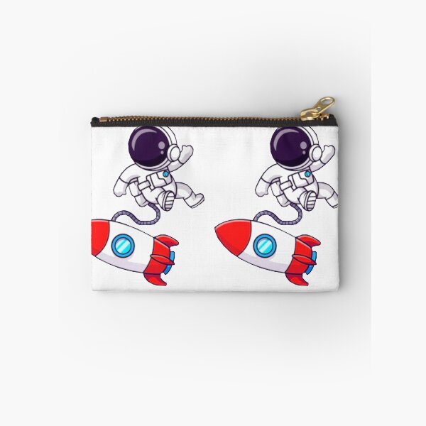 Item preview,  Cute astronaut floating with a rocket cartoon designed and sold by BEAUTY ⭐⭐⭐⭐⭐.