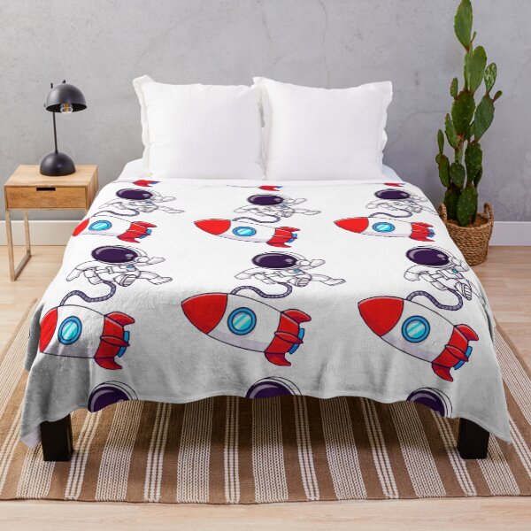 Item preview,  Cute astronaut floating with a rocket cartoon designed and sold by BEAUTY ⭐⭐⭐⭐⭐.