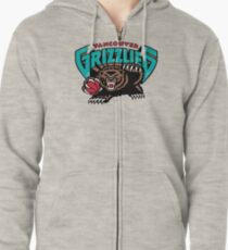 Sudadera con capucha y cremallera Logotipo de Vancouver Grizzlies