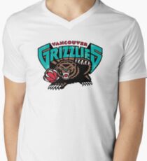 Vancouver Grizzlies Logo Men's V-Neck T-Shirt