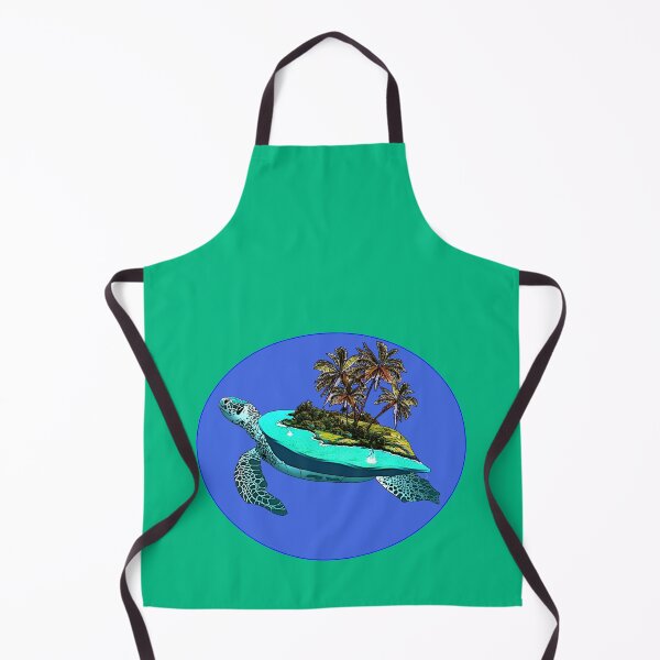 Item preview, turtle with island designed and sold by stnago22.