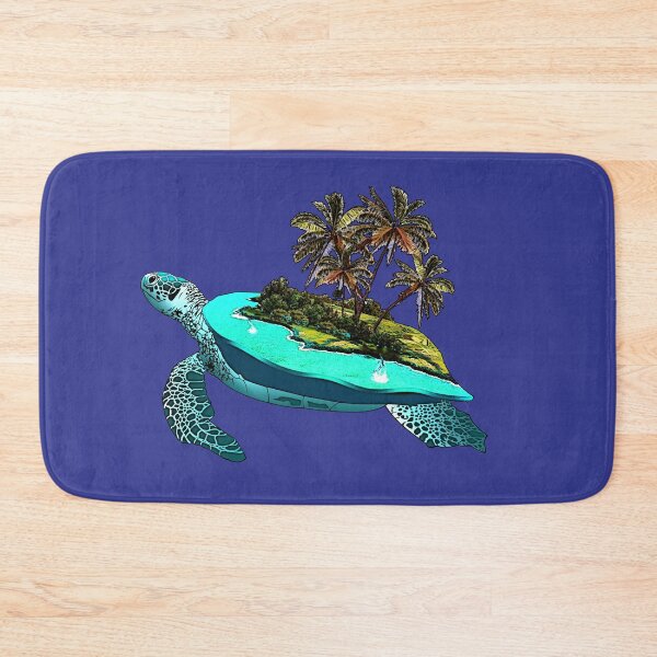 Item preview, turtle with island designed and sold by stnago22.