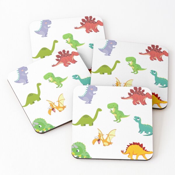 Aperçu de l'œuvre Différents types de dinosaures créée et vendue par Pixelish.