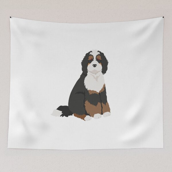 Item preview, tri bernedoodle designed and sold by Cute Shark.