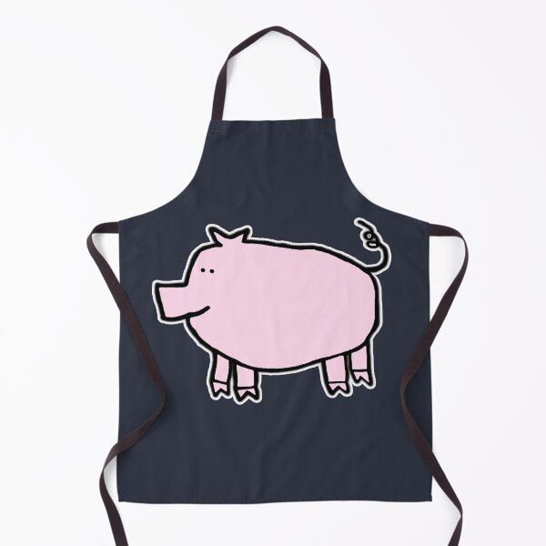 Item preview, Soft Pink Pig Left designed and sold by ellenhenry.