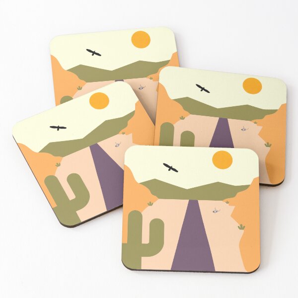 Item preview, Desert highway illustration  designed and sold by Aysa Galaxy.
