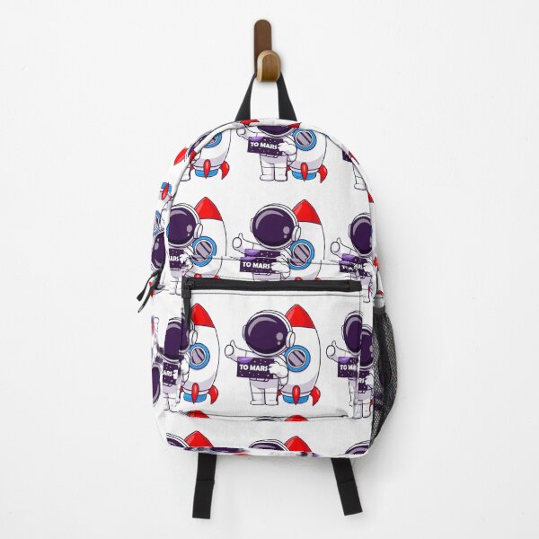 Item preview, Cute astronaut standing with a rocket cartoon designed and sold by BEAUTY ⭐⭐⭐⭐⭐.