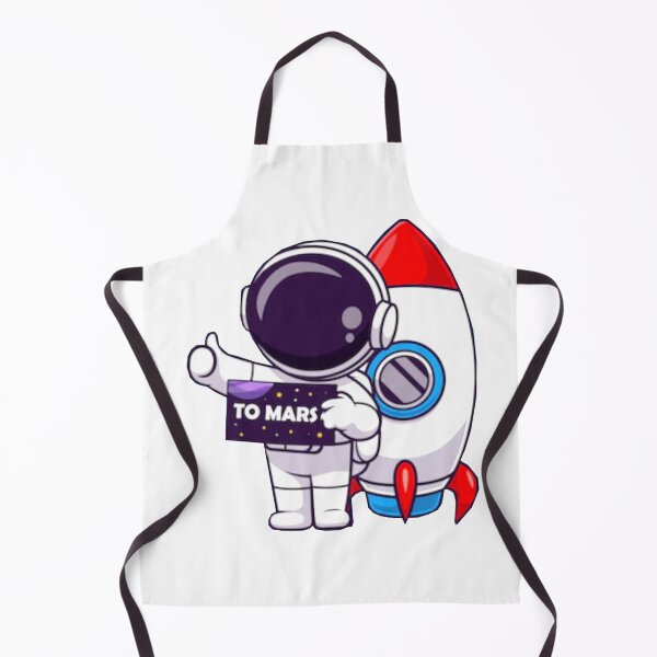 Item preview, Cute astronaut standing with a rocket cartoon designed and sold by BEAUTY ⭐⭐⭐⭐⭐.