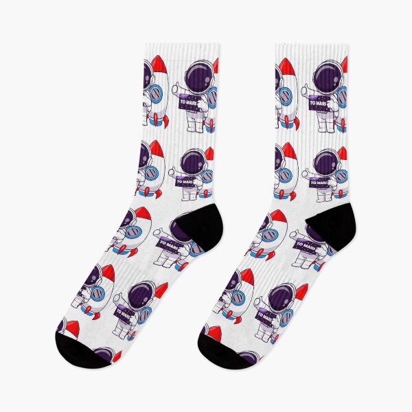 Item preview,  Cute astronaut standing with a rocket cartoon designed and sold by BEAUTY ⭐⭐⭐⭐⭐.