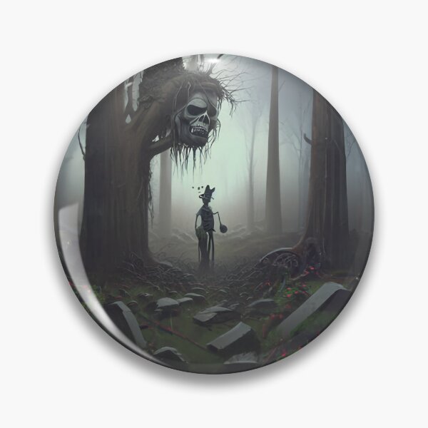 Item preview, nightmare creatures in a haunted forest designed and sold by AllLeftSides42.