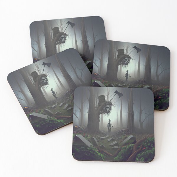 Item preview, nightmare creatures in a haunted forest designed and sold by AllLeftSides42.