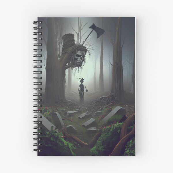 Item preview, nightmare creatures in a haunted forest designed and sold by AllLeftSides42.